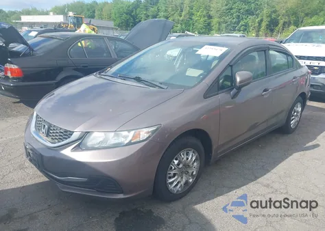 2015 Honda Civic Lx из США, поврежденный, VIN 19XFB2F51FE227720